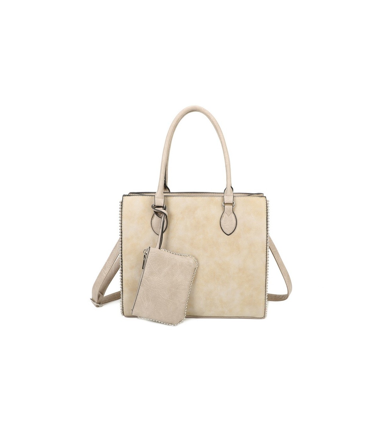 T11723 - Bolso de hombro con monedero ajustable a juego