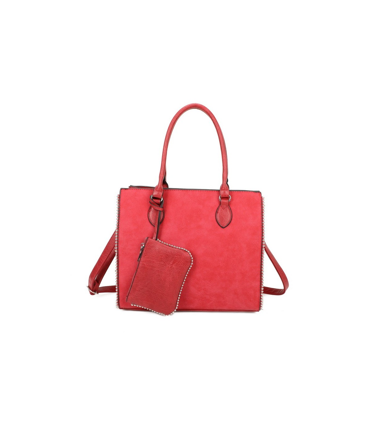 T11723 - Bolso de hombro con monedero ajustable a juego