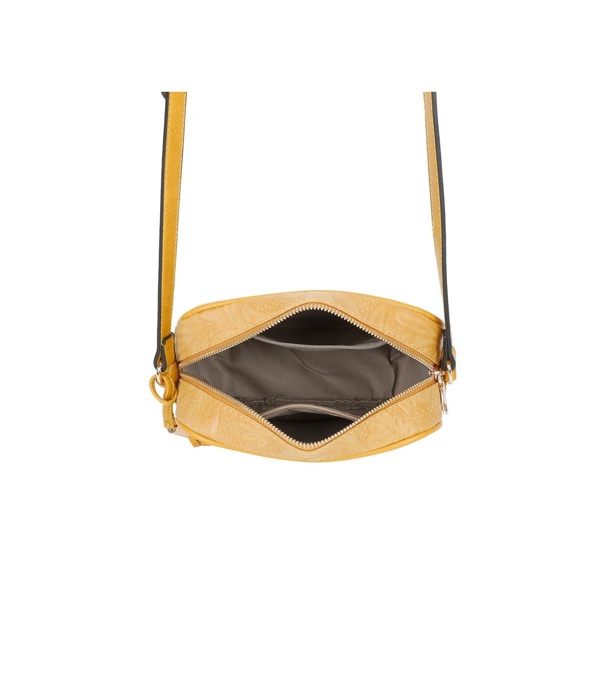 T11724 - Bolso tipo de estilo rectangular con bandolera cruzada