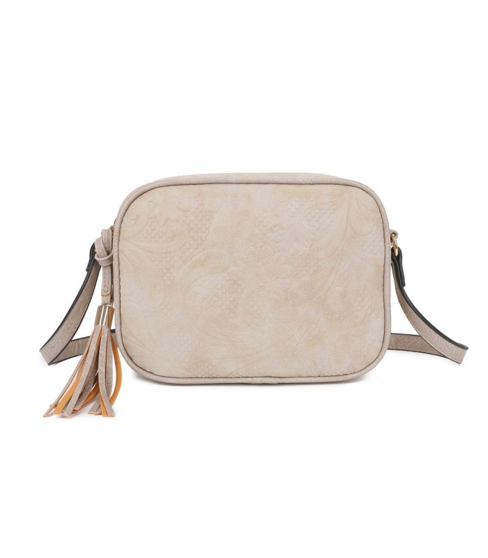 T11724 - Bolso tipo de estilo rectangular con bandolera cruzada