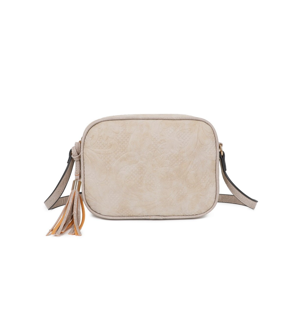 T11724 - Bolso tipo de estilo rectangular con bandolera cruzada