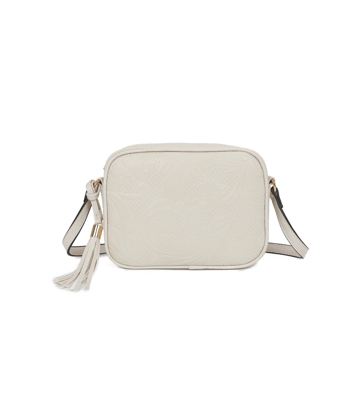 T11724 - Bolso tipo de estilo rectangular con bandolera cruzada