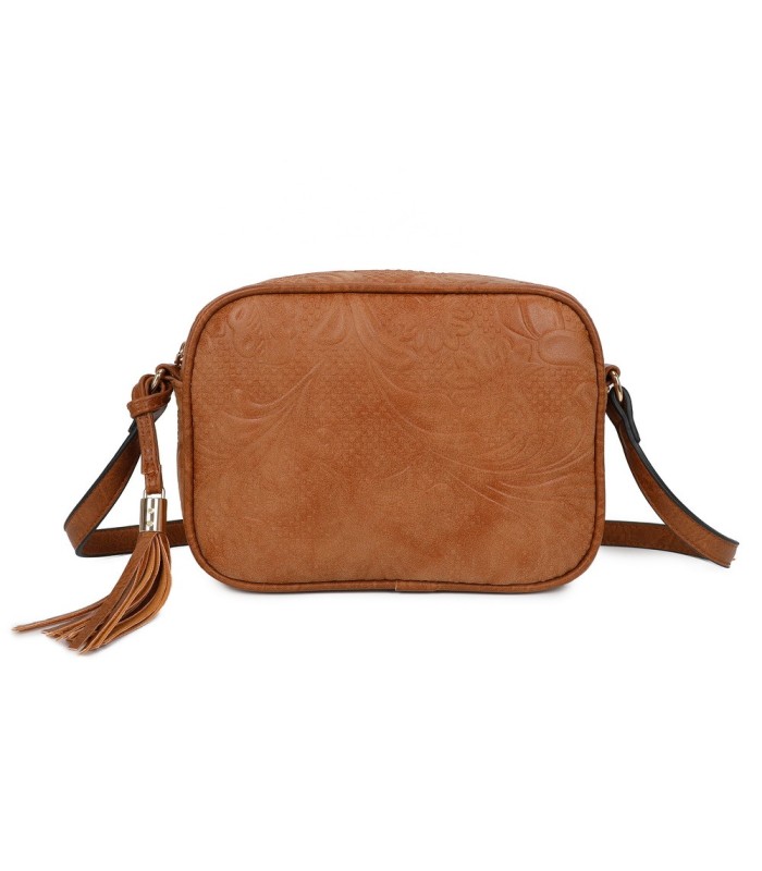 T11724 - Bolso tipo de estilo rectangular con bandolera cruzada