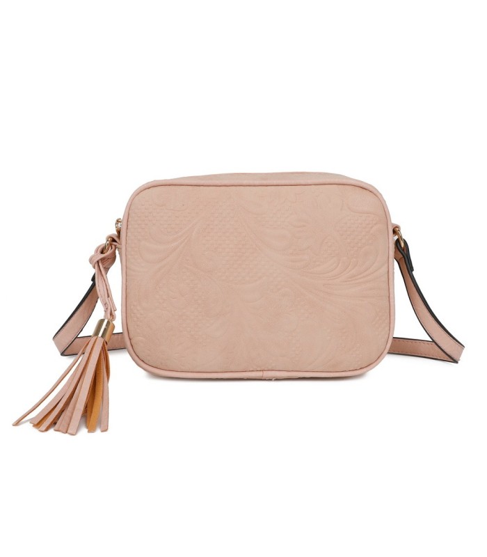 T11724 - Bolso tipo de estilo rectangular con bandolera cruzada