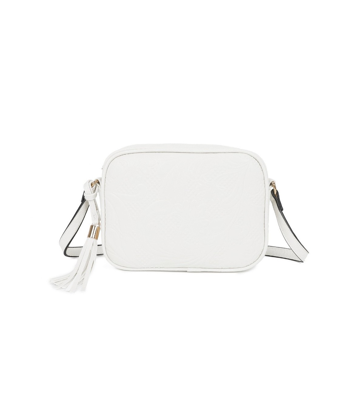 T11724 - Bolso tipo de estilo rectangular con bandolera cruzada