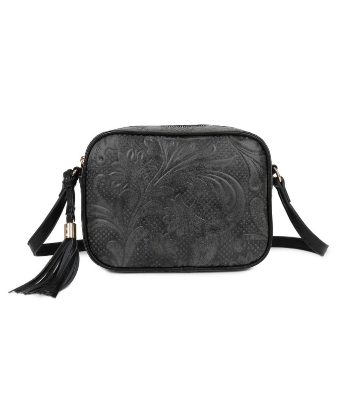 T11724 - Bolso tipo de estilo rectangular con bandolera cruzada