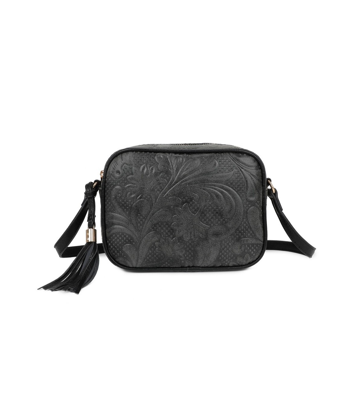 T11724 - Bolso tipo de estilo rectangular con bandolera cruzada