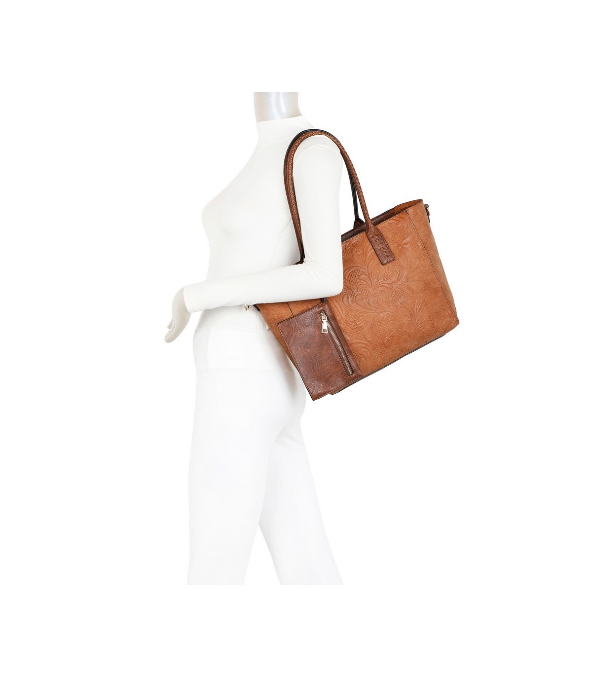 T11727 - Bolso para el hombro con monedero