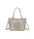 T11735 - Bolso de hombro con bordado de sol con bandolera ajustable