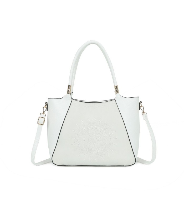 T11735 - Bolso de hombro con bordado de sol con bandolera ajustable