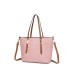 T11741 - Bolso con neceser a juego del mismo color amplio espacio