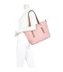 T11741 - Bolso con neceser a juego del mismo color amplio espacio