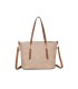 T11741 - Bolso con neceser a juego del mismo color amplio espacio