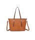 T11741 - Bolso con neceser a juego del mismo color amplio espacio