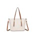 T11741 - Bolso con neceser a juego del mismo color amplio espacio