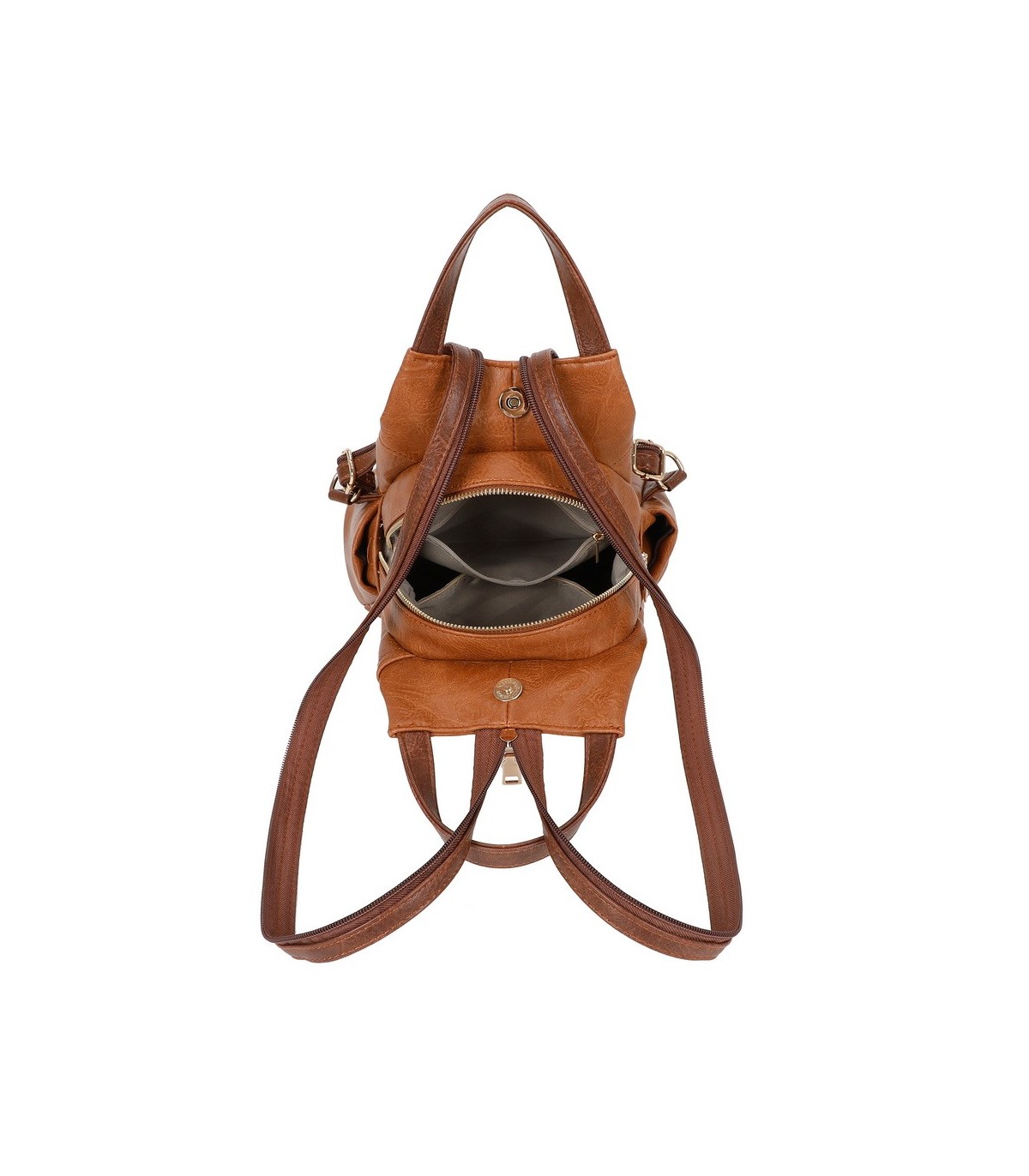 T11750 - Mochila con bolsillo antirrobo y cierre de imán