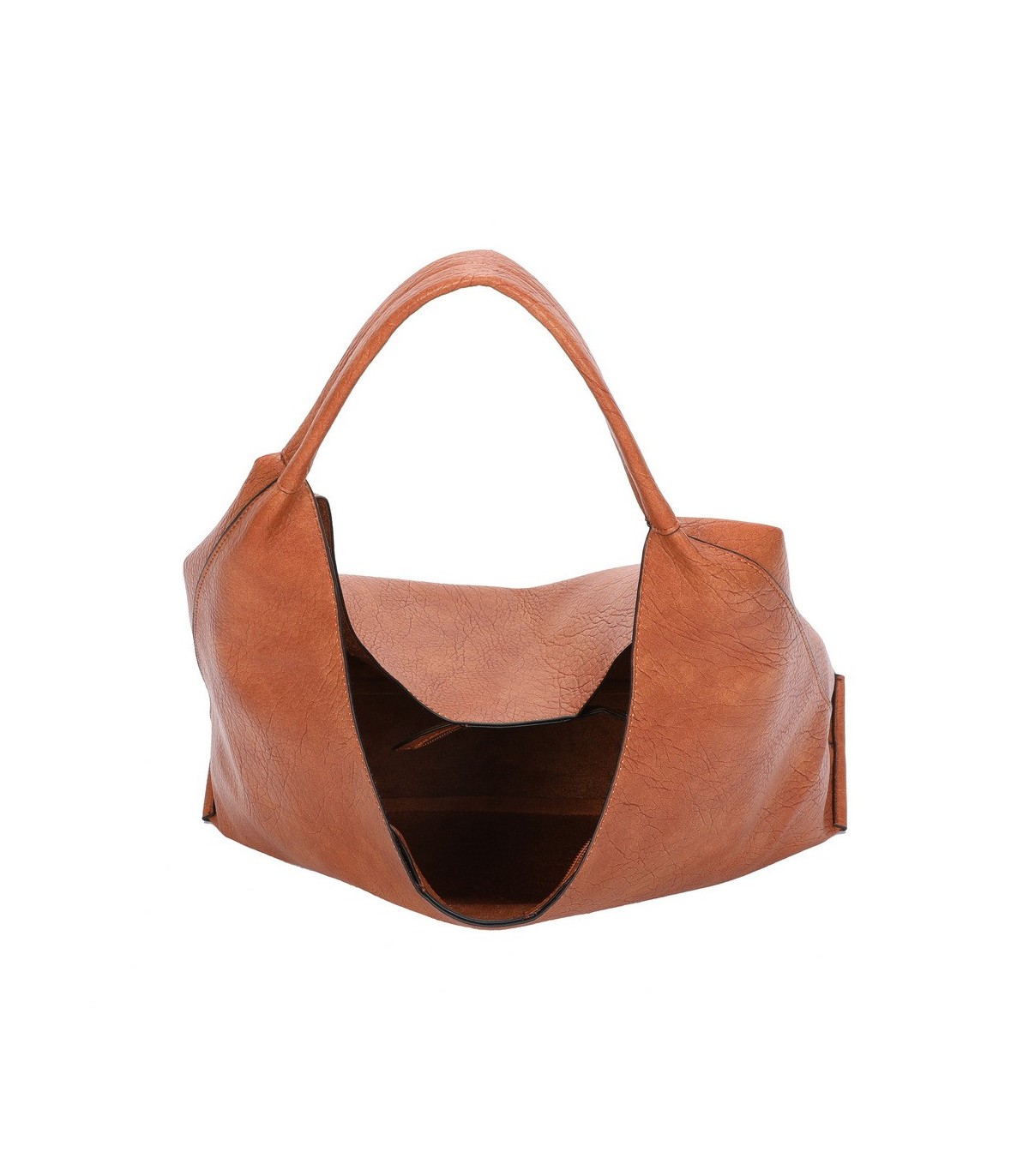 T11738 - Bolso de hombro grande con neceser con bandolera