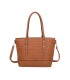 T11746 - Bolso bandolera rectangular para mujer con grandes asas para llevar al hombro