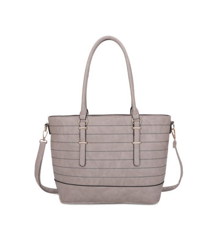 T11746 - Bolso bandolera rectangular para mujer con grandes asas para llevar al hombro