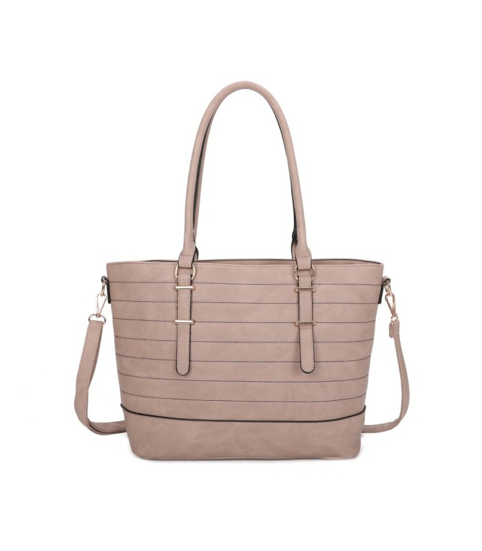 T11746 - Bolso bandolera rectangular para mujer con grandes asas para llevar al hombro