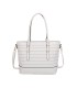 T11746 - Bolso bandolera rectangular para mujer con grandes asas para llevar al hombro