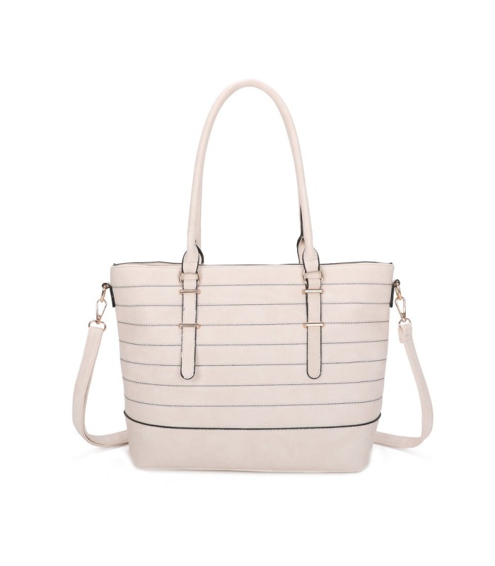 T11746 - Bolso bandolera rectangular para mujer con grandes asas para llevar al hombro