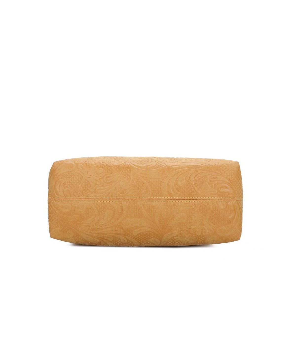 T11726 - Bolso de mano con bandolera y monedero marrón quitable