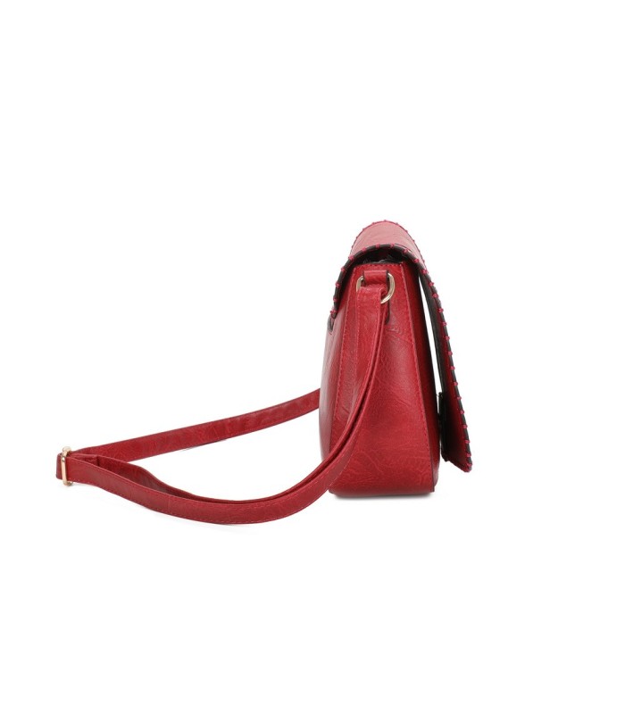 T11711 - Bolso bandolera larga con bolsillo trasero