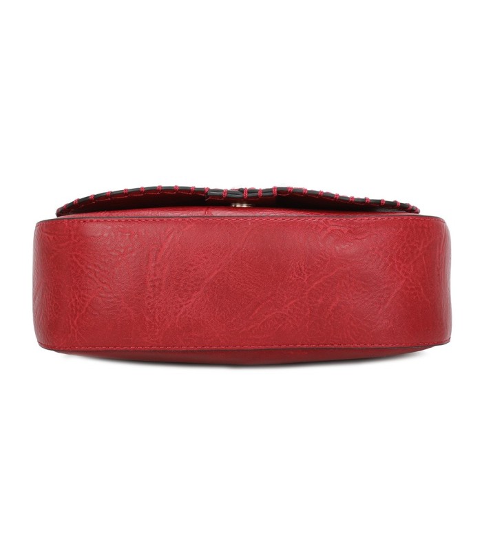T11711 - Bolso bandolera larga con bolsillo trasero