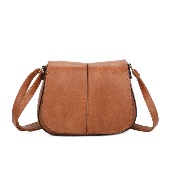 T11711 - Bolso bandolera larga con bolsillo trasero