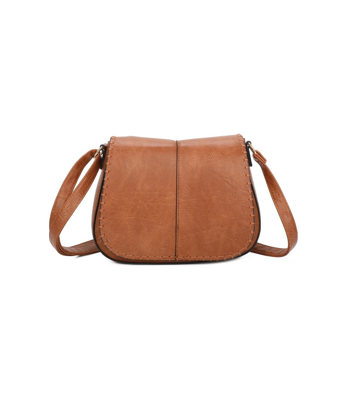 T11711 - Bolso bandolera larga con bolsillo trasero