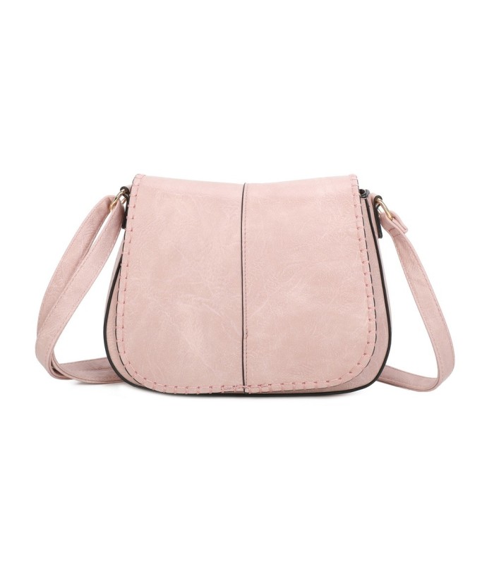 T11711 - Bolso bandolera larga con bolsillo trasero
