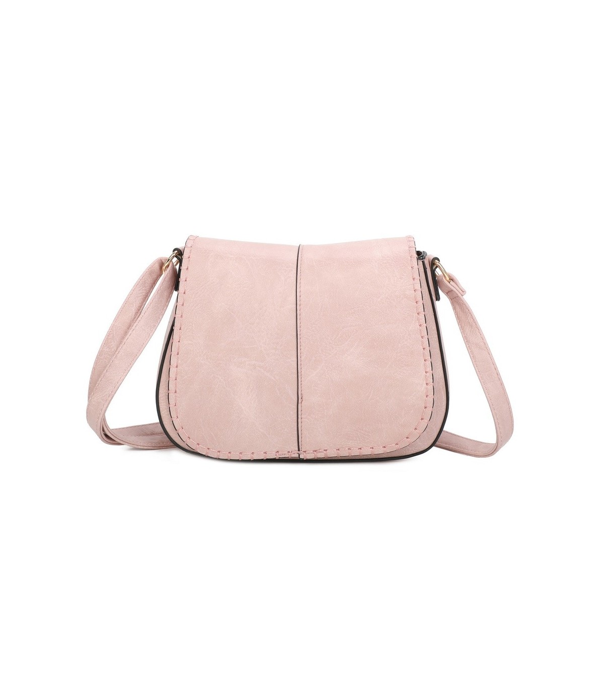 T11711 - Bolso bandolera larga con bolsillo trasero