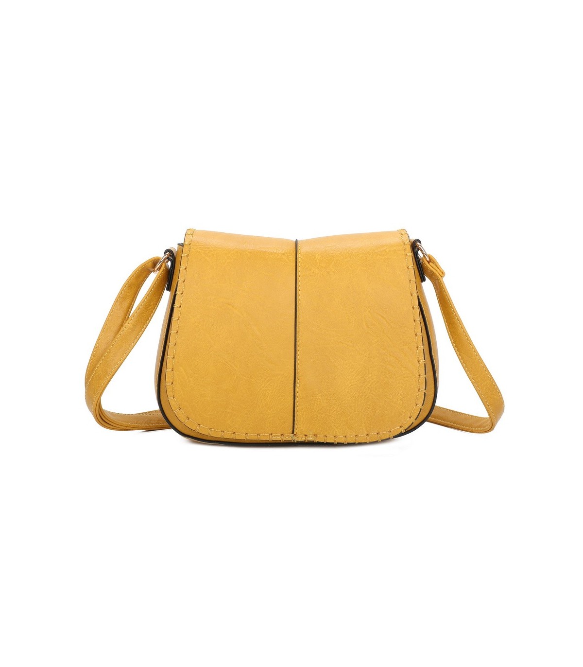 T11711 - Bolso bandolera larga con bolsillo trasero