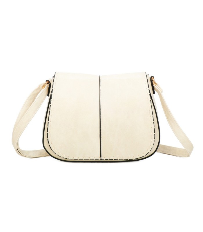 T11711 - Bolso bandolera larga con bolsillo trasero