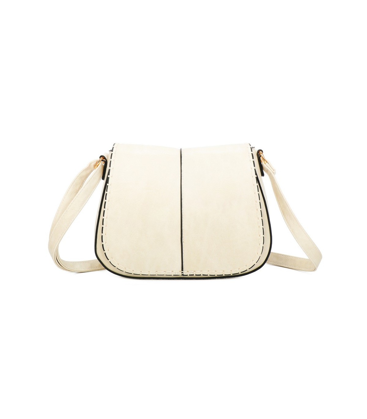 T11711 - Bolso bandolera larga con bolsillo trasero