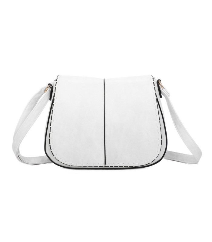 T11711 - Bolso bandolera larga con bolsillo trasero