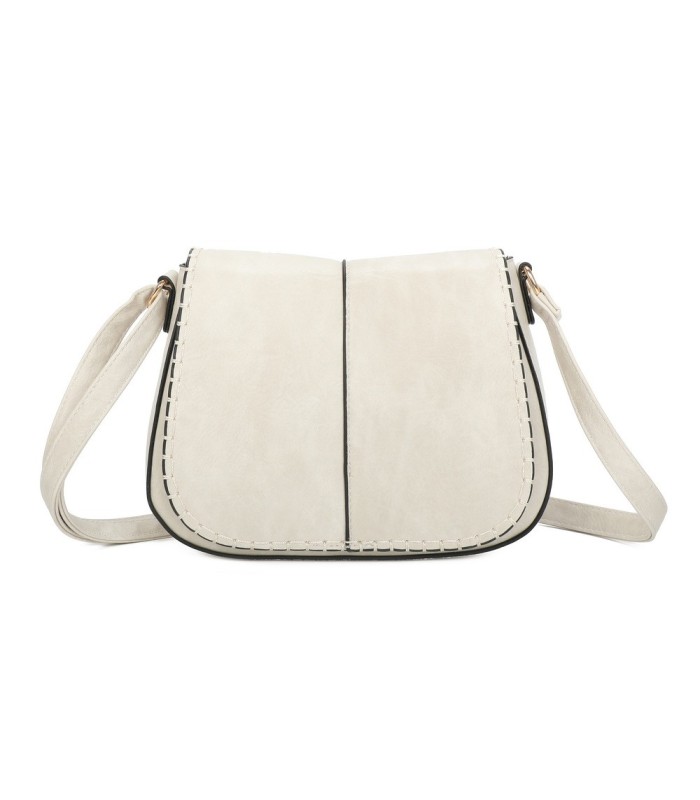 T11711 - Bolso bandolera larga con bolsillo trasero