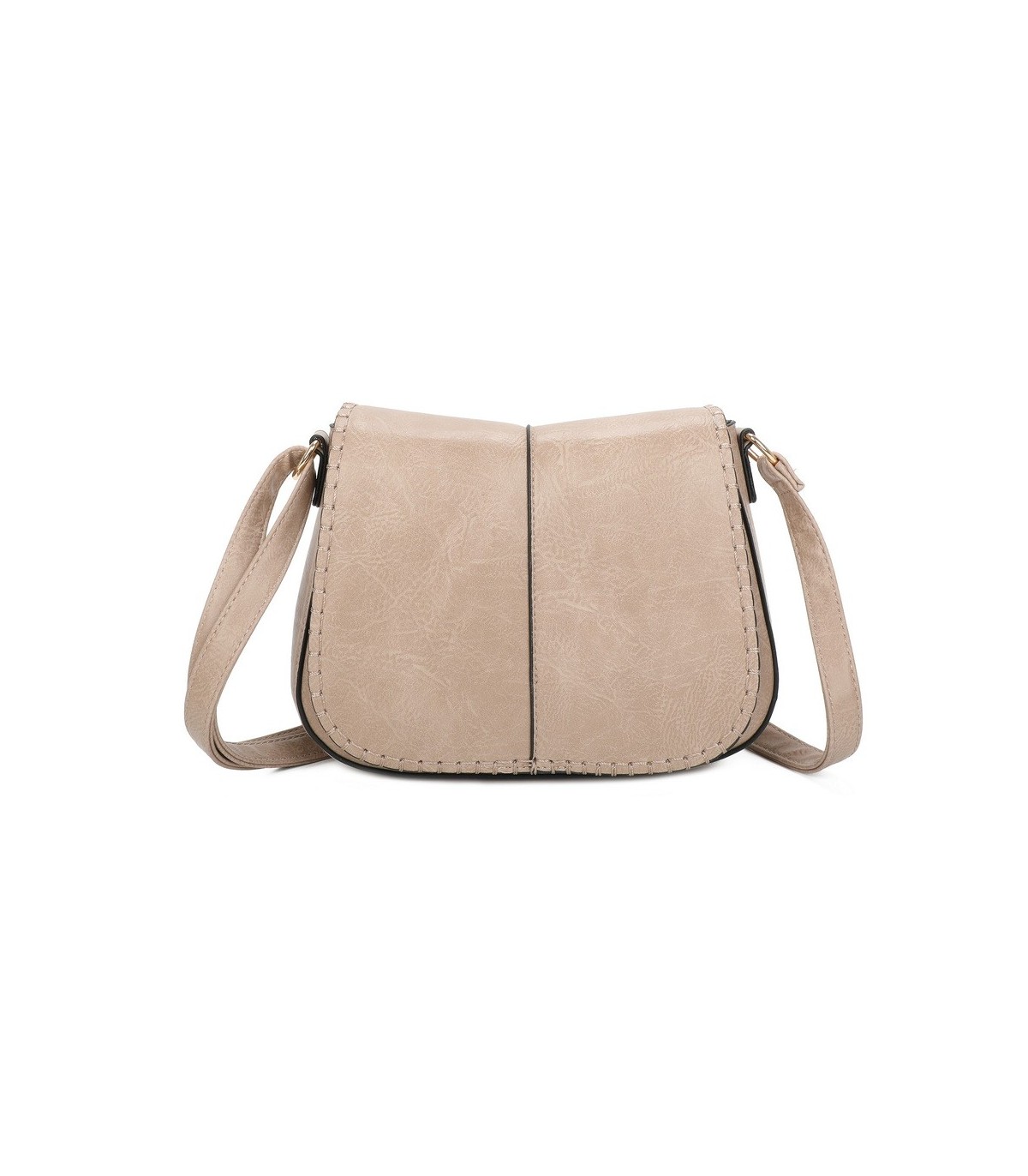 T11711 - Bolso bandolera larga con bolsillo trasero