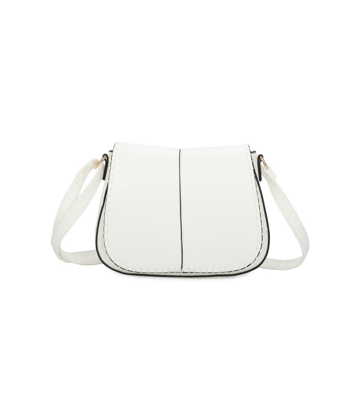 T11711 - Bolso bandolera larga con bolsillo trasero