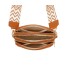 T11696 - Bolso rectangular bandolera con rayas