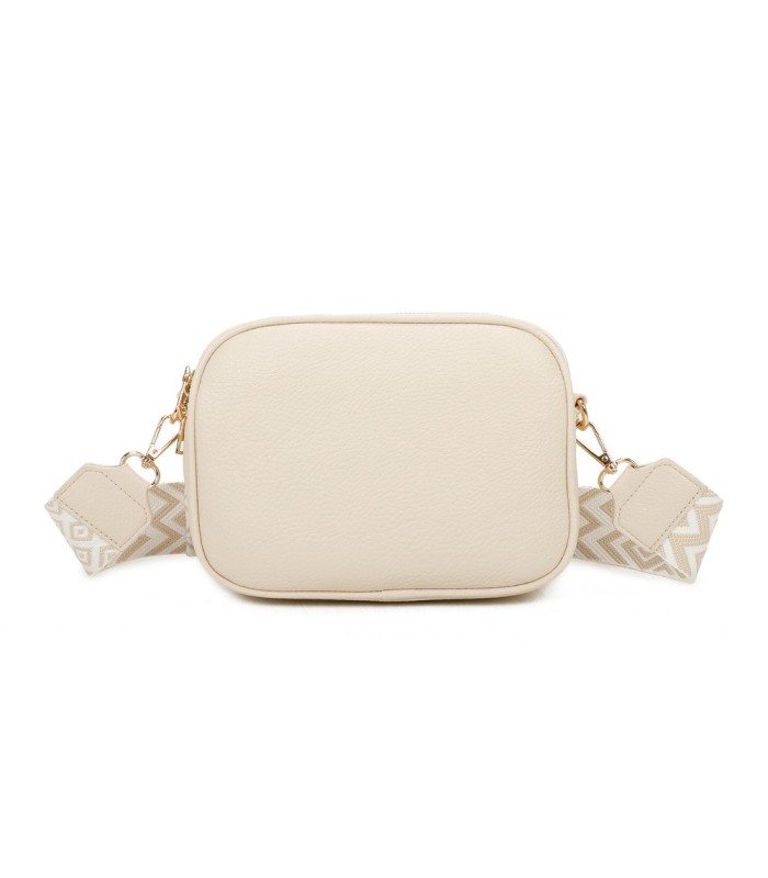 T11696 - Bolso rectangular bandolera con rayas