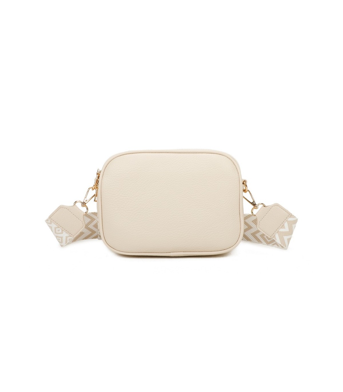 T11696 - Bolso rectangular bandolera con rayas