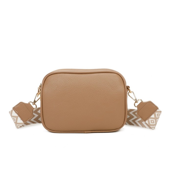 T11696 - Bolso rectangular bandolera con rayas