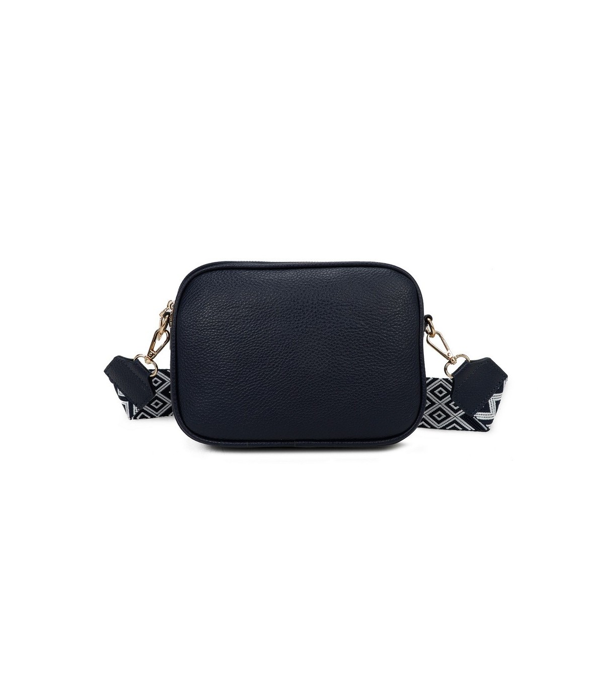 T11696 - Bolso rectangular bandolera con rayas