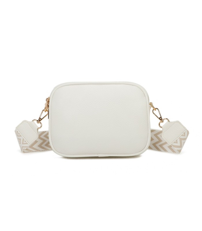 T11696 - Bolso rectangular bandolera con rayas