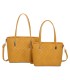 T11753 - Bolso conjunto con bandolera y textura ajedrezada