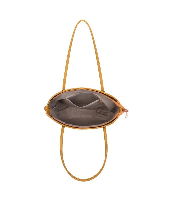 T11753 - Bolso conjunto con bandolera y textura ajedrezada
