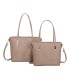 T11753 - Bolso conjunto con bandolera y textura ajedrezada
