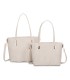 T11753 - Bolso conjunto con bandolera y textura ajedrezada